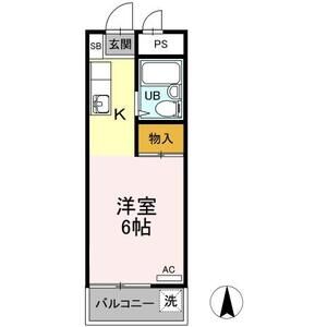 ワンルーム 間取り図