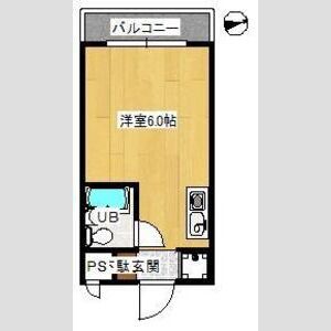 ワンルーム 間取り図