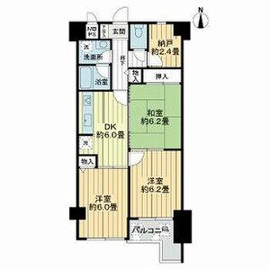 3DK 間取り図