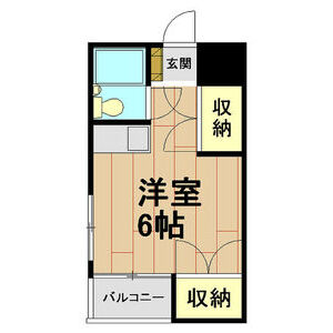 ワンルーム 間取り図