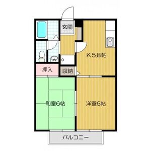 2K 間取り図