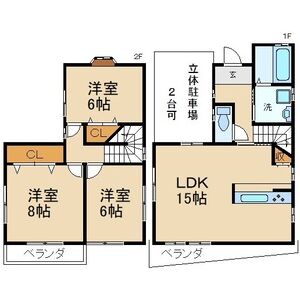 3LDK 間取り図