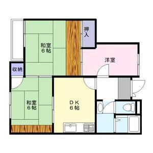 3DK 間取り図