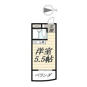 ワンルーム 間取り図