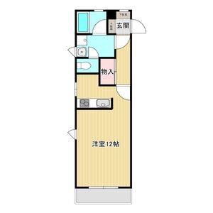 ワンルーム 間取り図