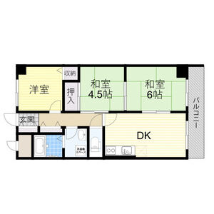 3LDK 間取り図