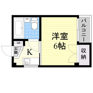 ワンルーム 間取り図