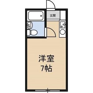 ワンルーム 間取り図