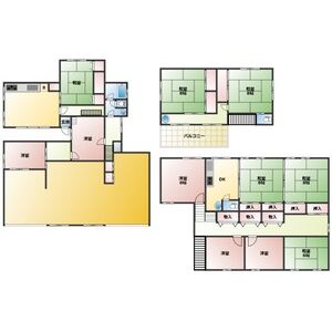 6LDK 間取り図