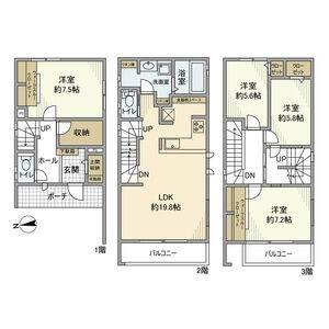 4LDK 間取り図