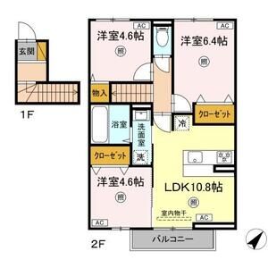 3LDK 間取り図