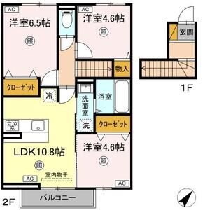 3LDK 間取り図