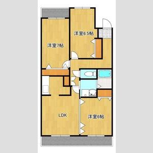 3LDK 間取り図