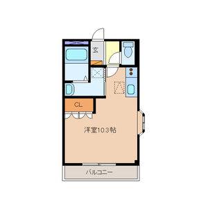 ワンルーム 間取り図