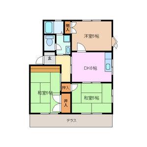 3DK 間取り図