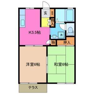 2K 間取り図