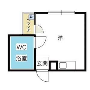 ワンルーム 間取り図
