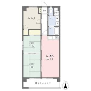 3LDK 間取り図