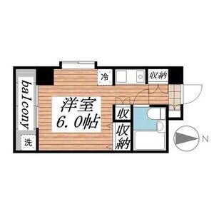 ワンルーム 間取り図