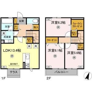 3LDK 間取り図