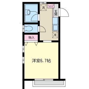 ワンルーム 間取り図
