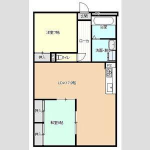3LDK 間取り図