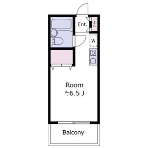 ワンルーム 間取り図
