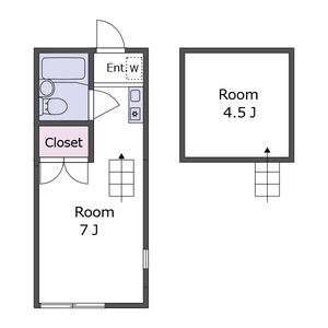 ワンルーム 間取り図