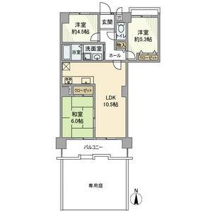 3LDK 間取り図