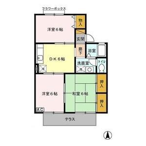 3DK 間取り図