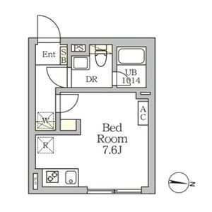 ワンルーム 間取り図