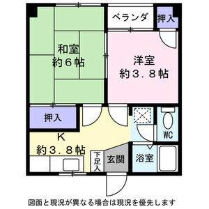 2K 間取り図