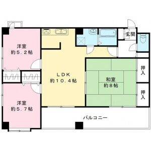 3LDK 間取り図