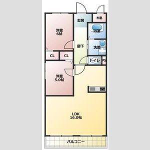 3LDK 間取り図