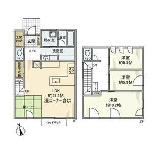 3LDK 間取り図