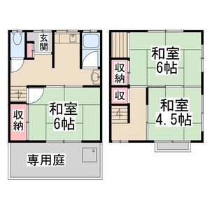 3DK 間取り図