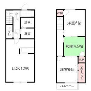 3LDK 間取り図