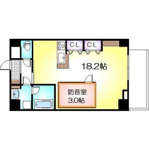 ワンルーム 間取り図