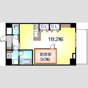 ワンルーム 間取り図