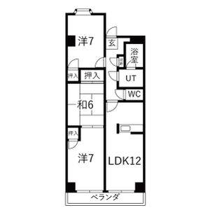 3LDK 間取り図