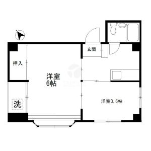 2K 間取り図