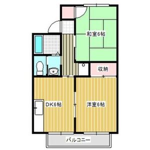 2DK 間取り図