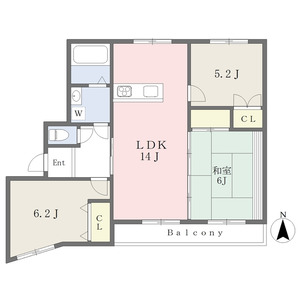 3LDK 間取り図