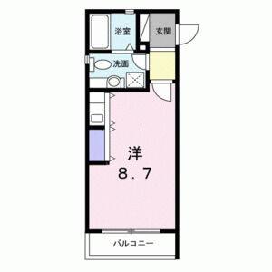 ワンルーム 間取り図
