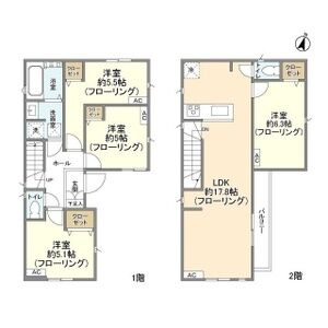 4LDK 間取り図