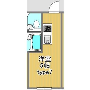 ワンルーム 間取り図