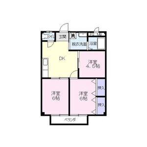 3DK 間取り図