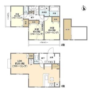 3LDK 間取り図