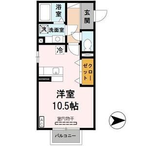 ワンルーム 間取り図