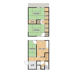 3DK 間取り図